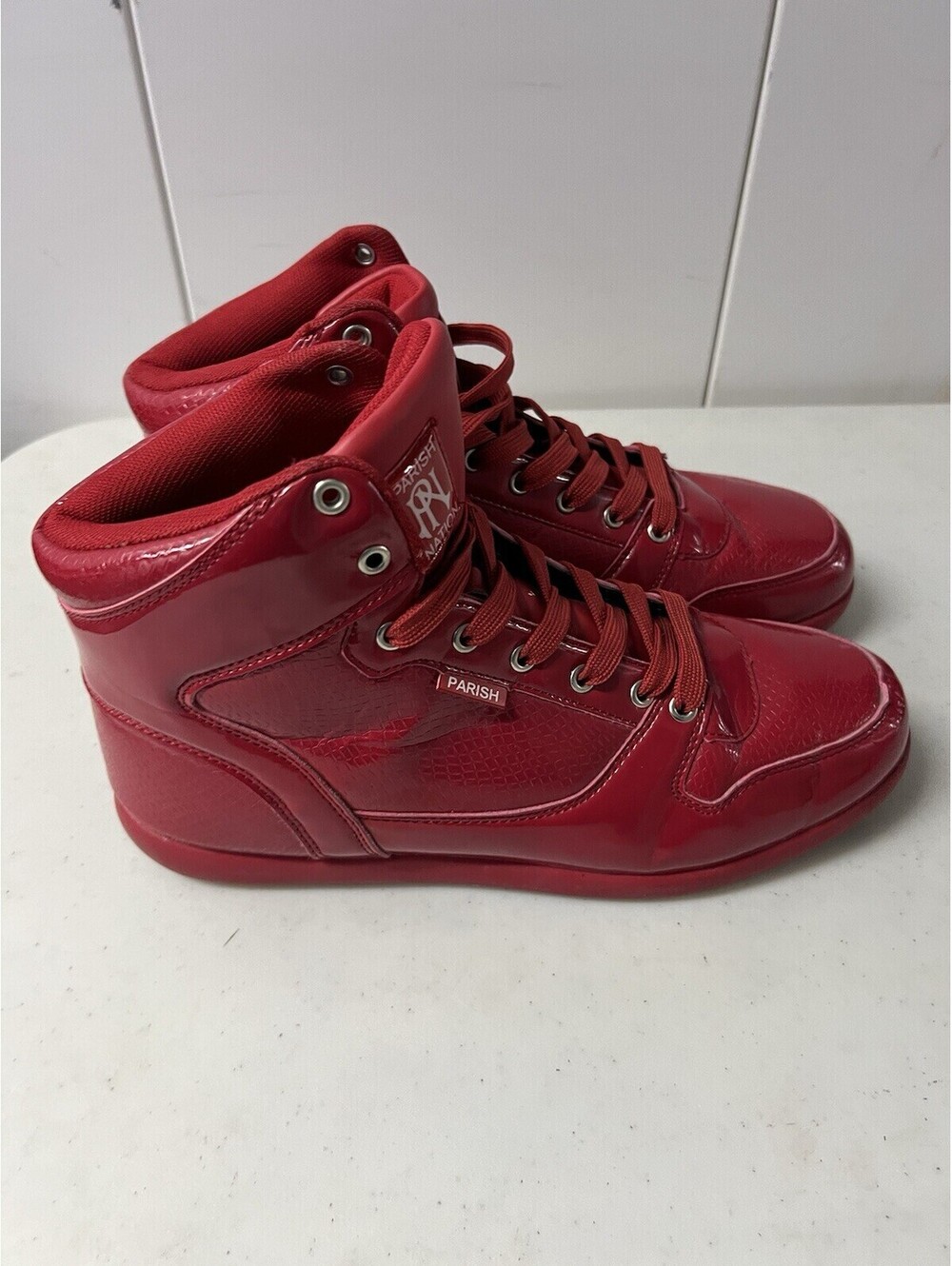 Parish Nation women Red Sneakers shoes Size 10